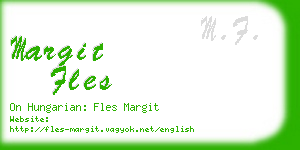 margit fles business card